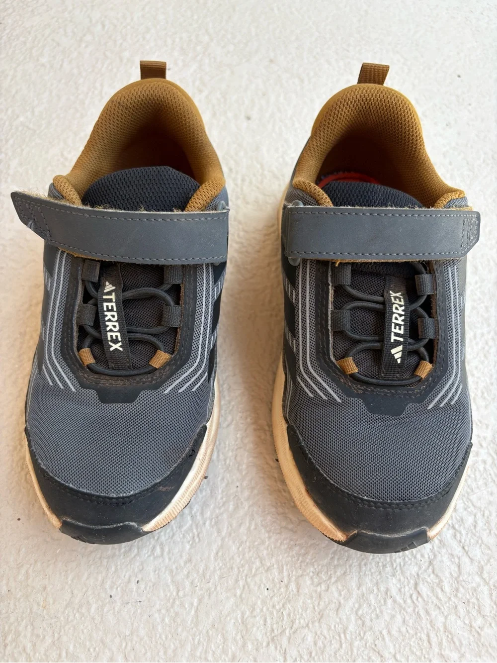 adidas Terrex Trailmaker 2 Kids' Hiking Shoes - Black & Brown size 13.5